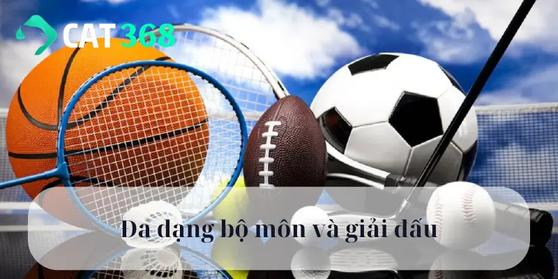 Đa dạng bộ môn và giải đấu