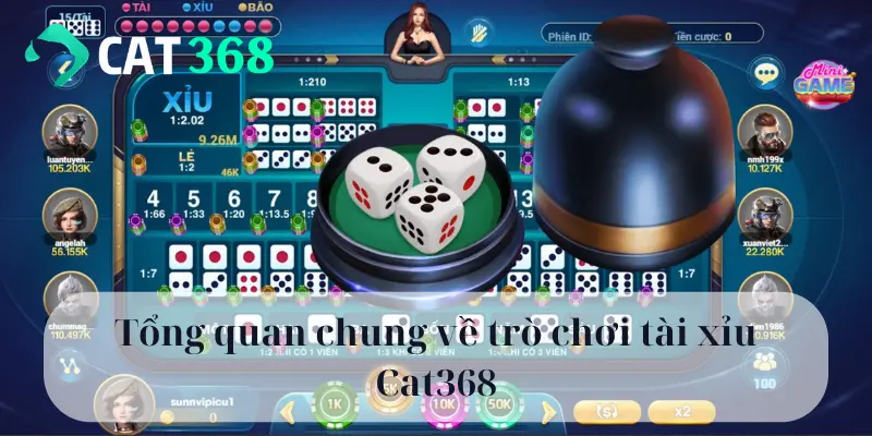 Tổng quan chung về trò chơi tài xỉu Cat368